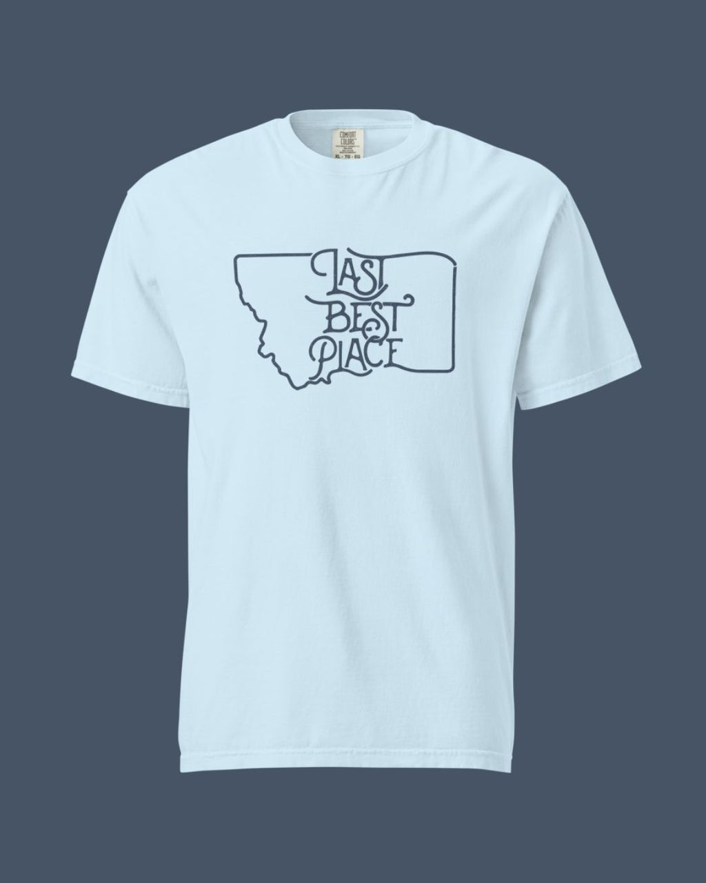 Big Sky Blue-Dyed Tee Men's Tee | Last Best Place