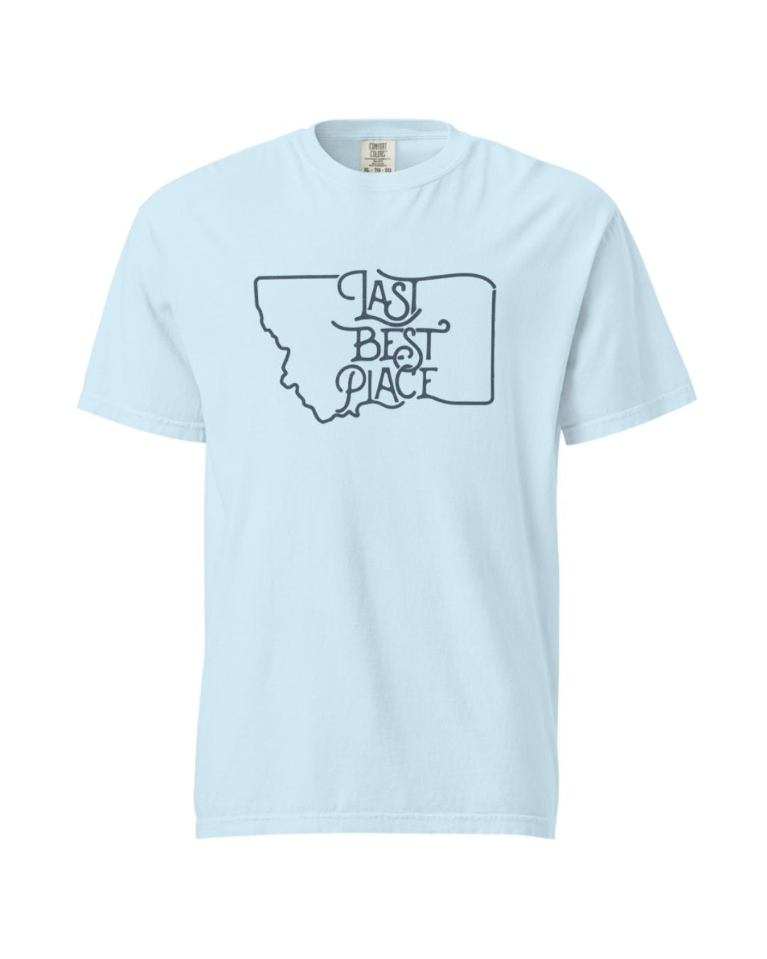 Big Sky Blue-Dyed Tee Men's Tee | Last Best Place