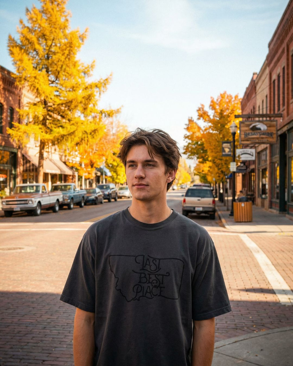 Montana Charcoal - Oversized faded t-shirt | Last Best Place