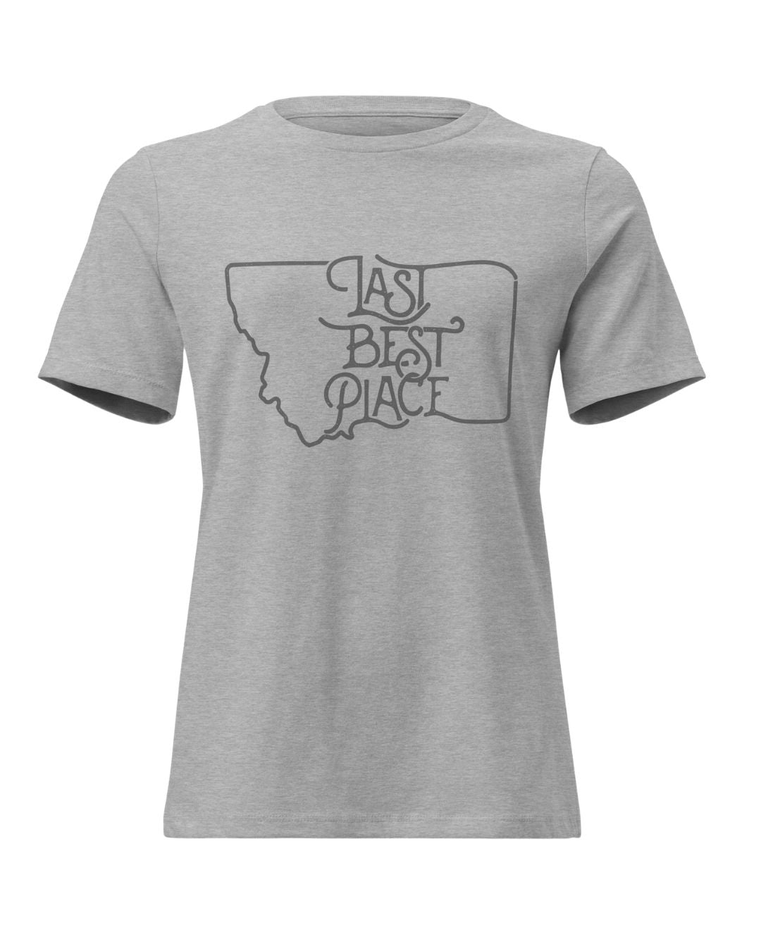 Montana Gray River Rock-Dyed Women's Tee | Last Best Place