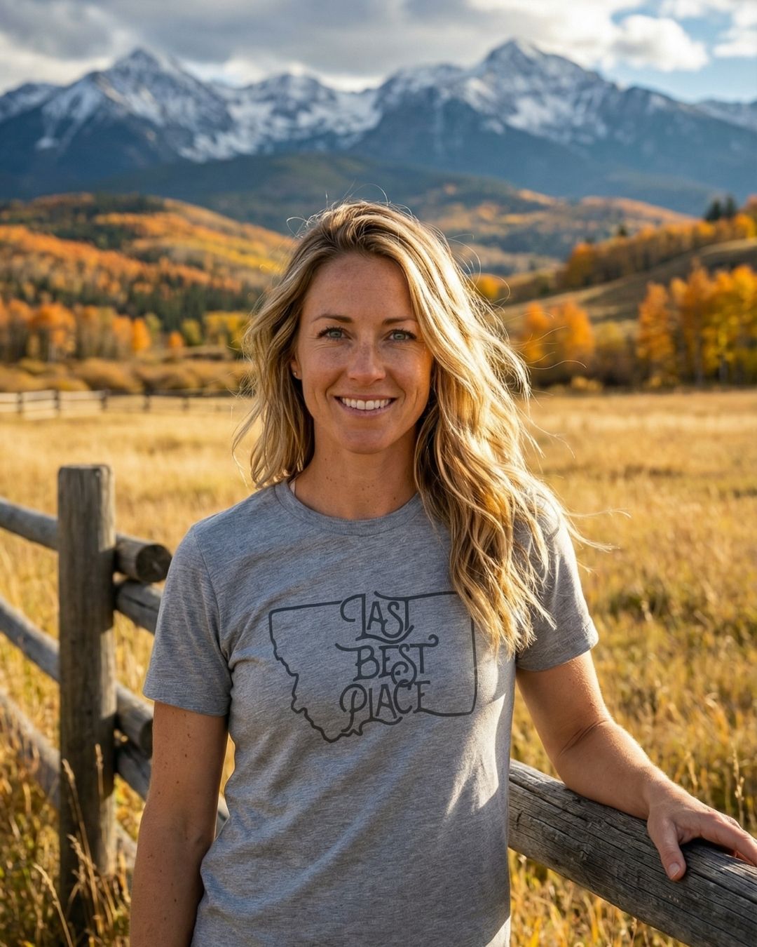 Montana Gray River Rock-Dyed Women's Tee | Last Best Place