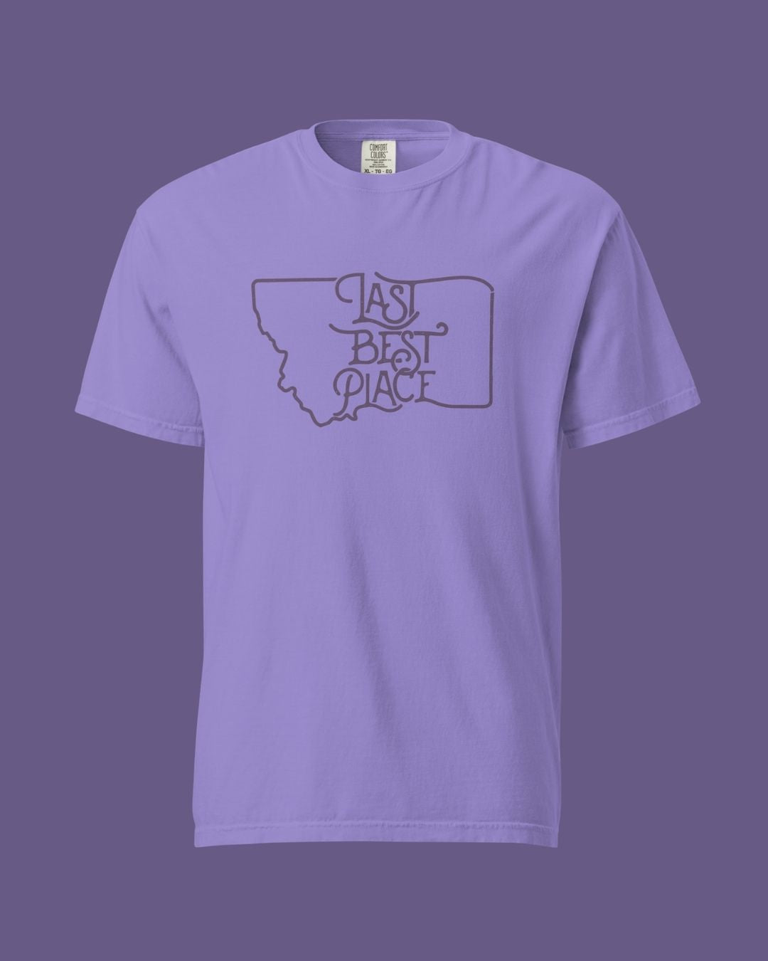 Montana Huckleberry-Dyed Men's Tee | Last Best Place