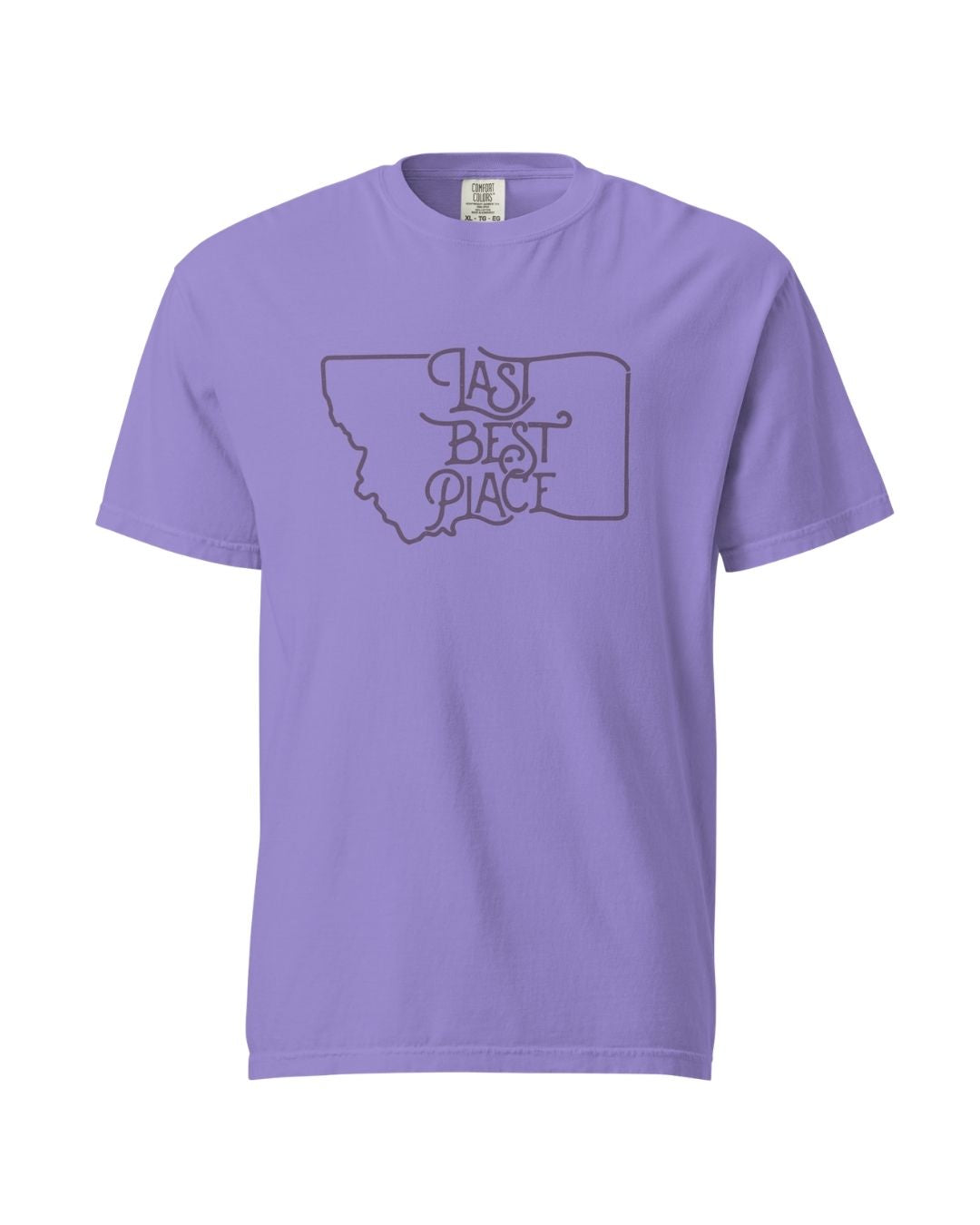 Montana Huckleberry-Dyed Men's Tee | Last Best Place