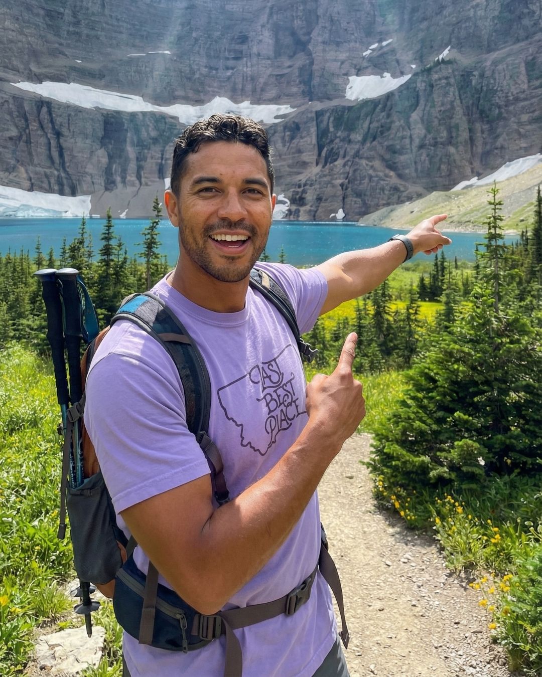 Montana Huckleberry-Dyed Men's Tee | Last Best Place