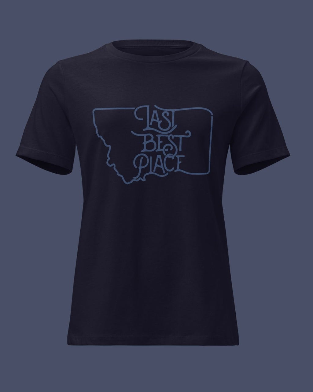 Montana Night Sky-Dyed Women's Tee | Last Best Place