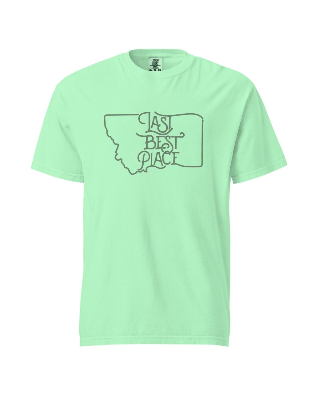 Montana Northern Lights Green-Dyed Men's Tee | Last Best Place