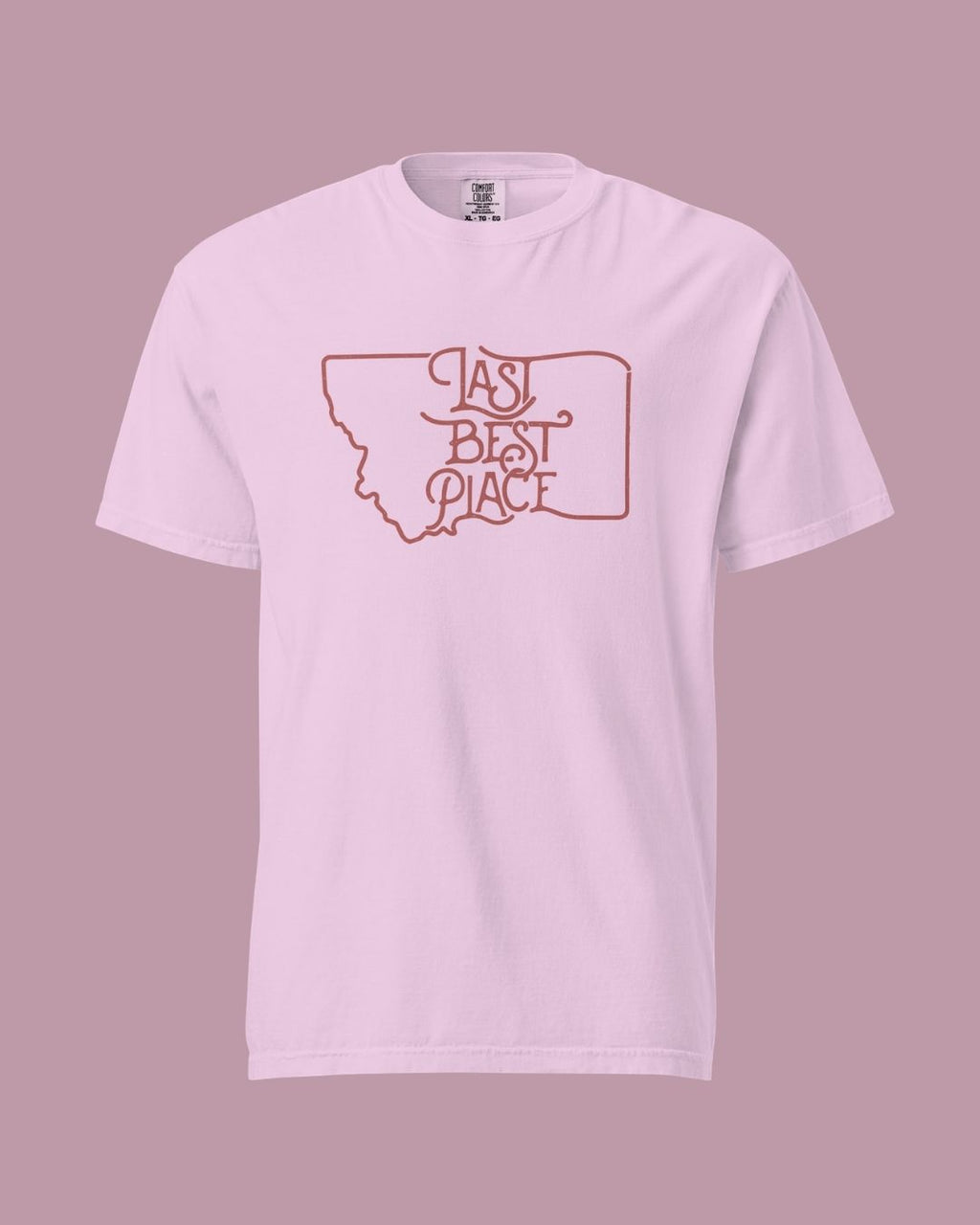 Montana Pink River Rock Men's Tee | Last Best Place