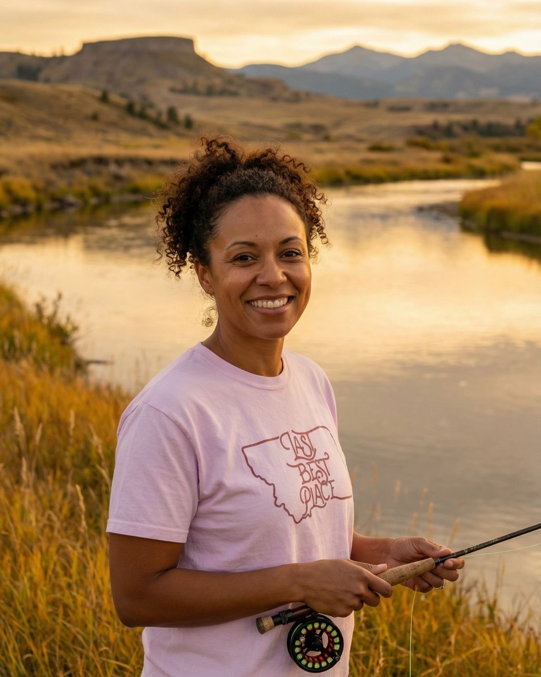 Montana Pink River Rock Women's Tee | Last Best Place