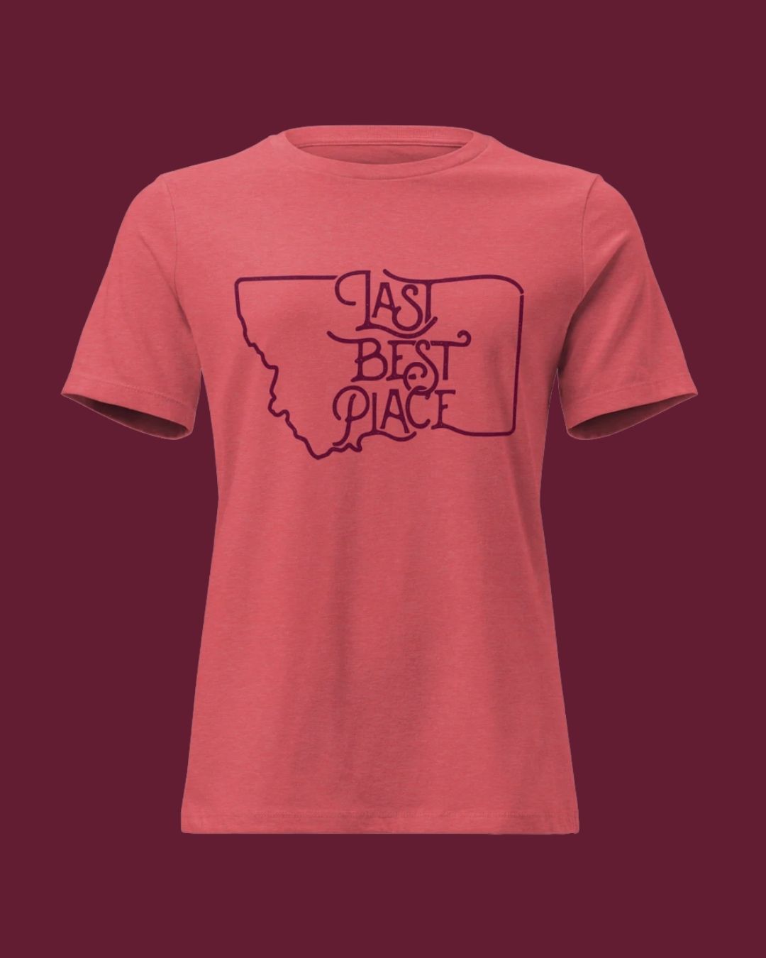 Montana Red River Rock-Dyed Women's Tee | Last Best Place
