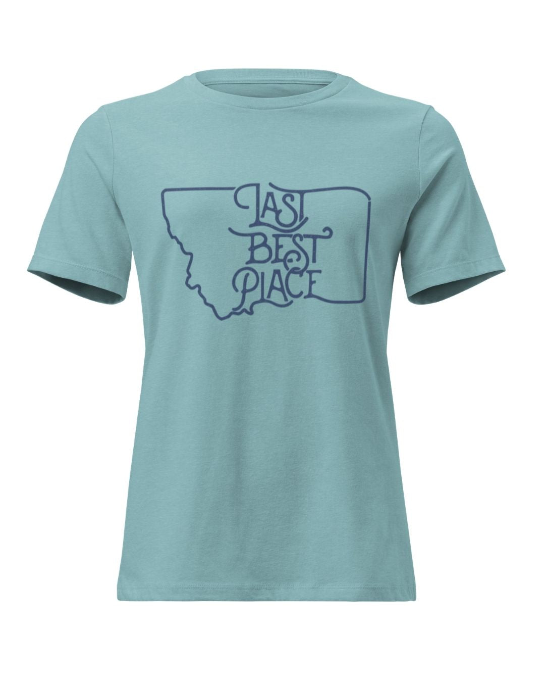 Montana Sea Foam River Rock-Dyed Women's Tee | Last Best Place