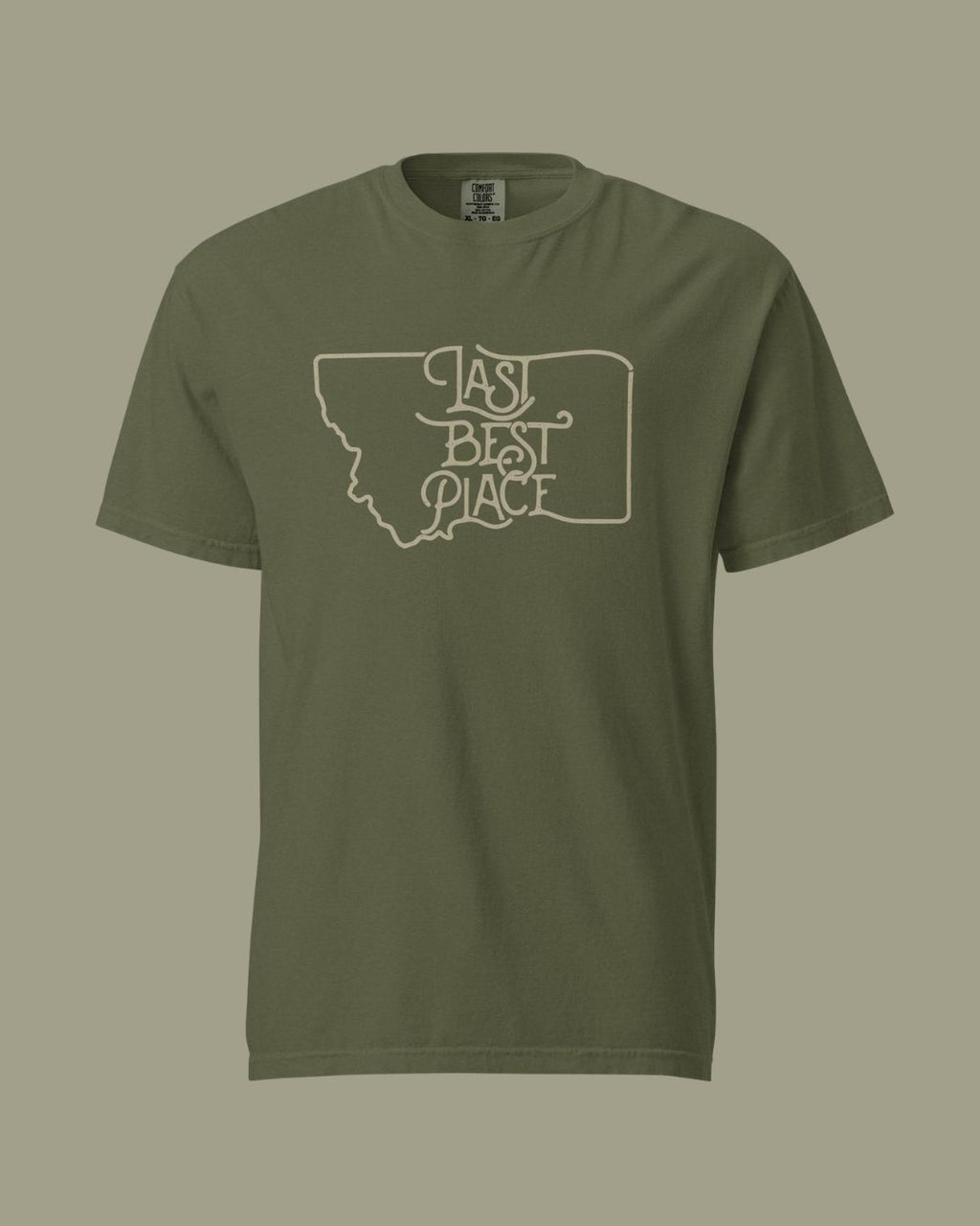 Montana Spruce-Dyed Tee Men's Tee | Last Best Place