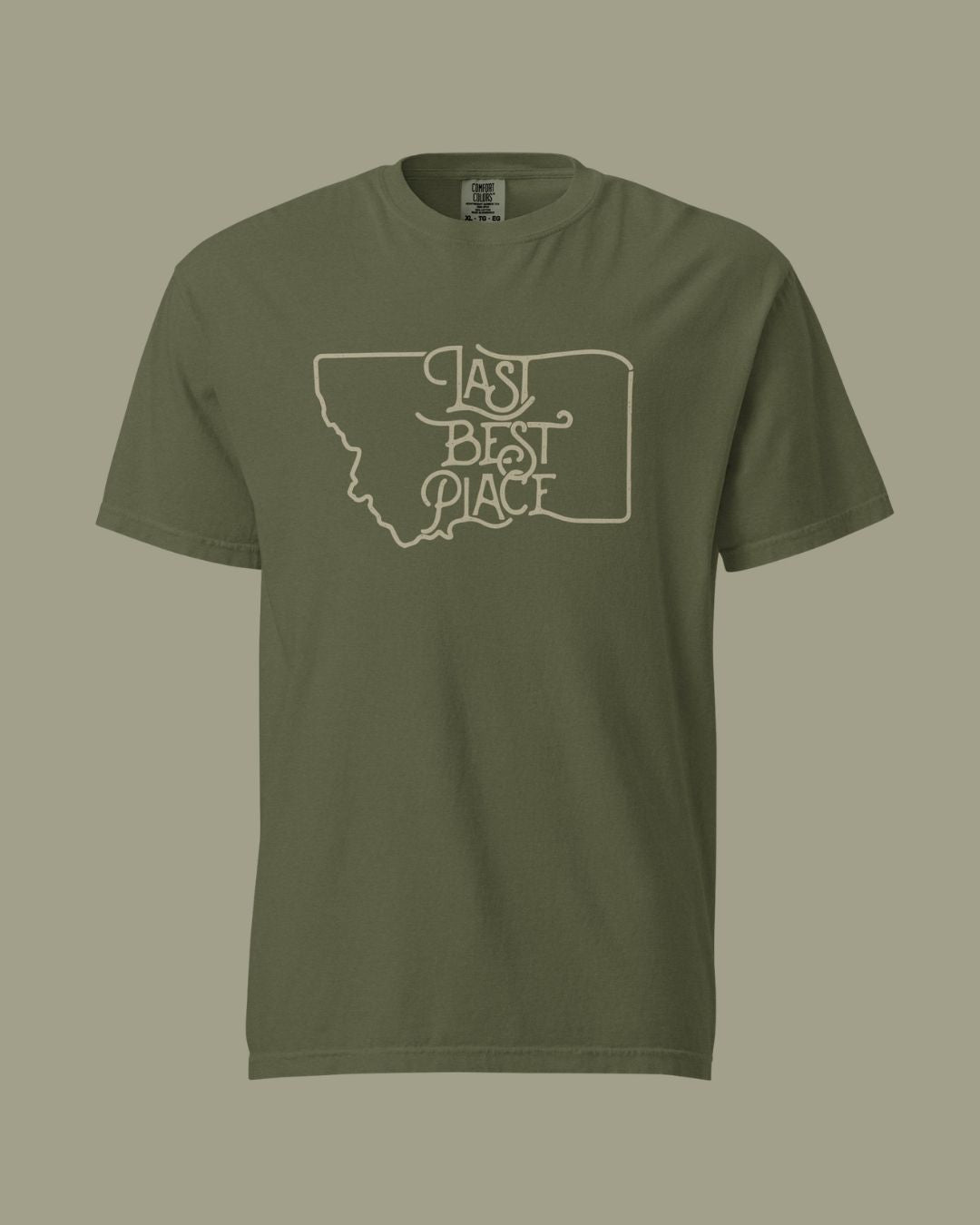 Montana Spruce-Dyed Tee Men's Tee | Last Best Place