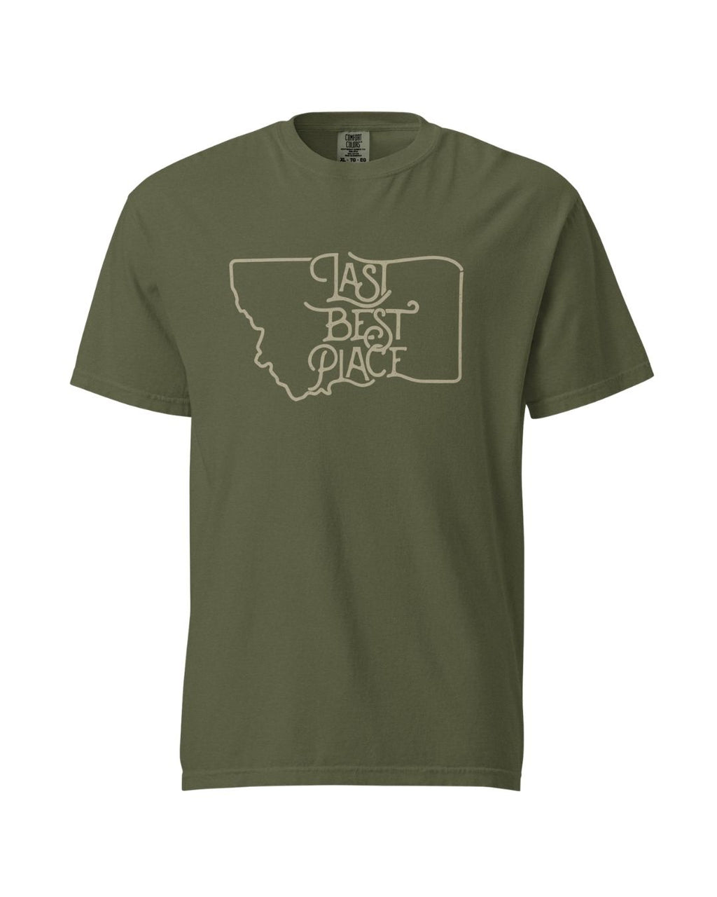 Montana Spruce-Dyed Tee Men's Tee | Last Best Place