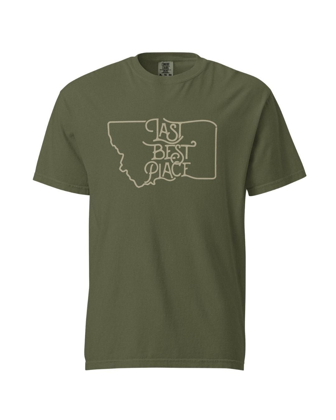 Montana Spruce-Dyed Tee Men's Tee | Last Best Place