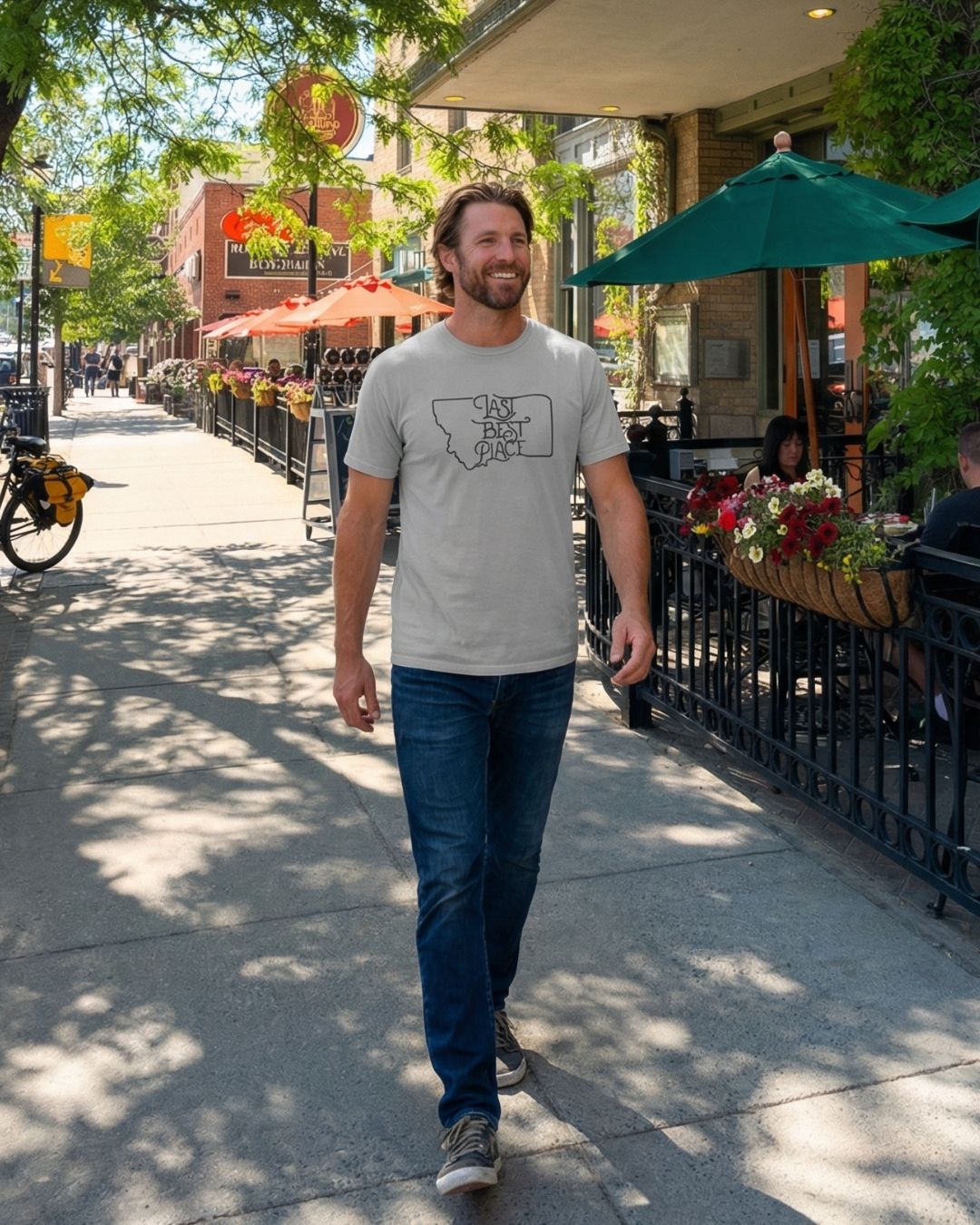 Montana Stone-Dyed Men's Tee | Last Best Place